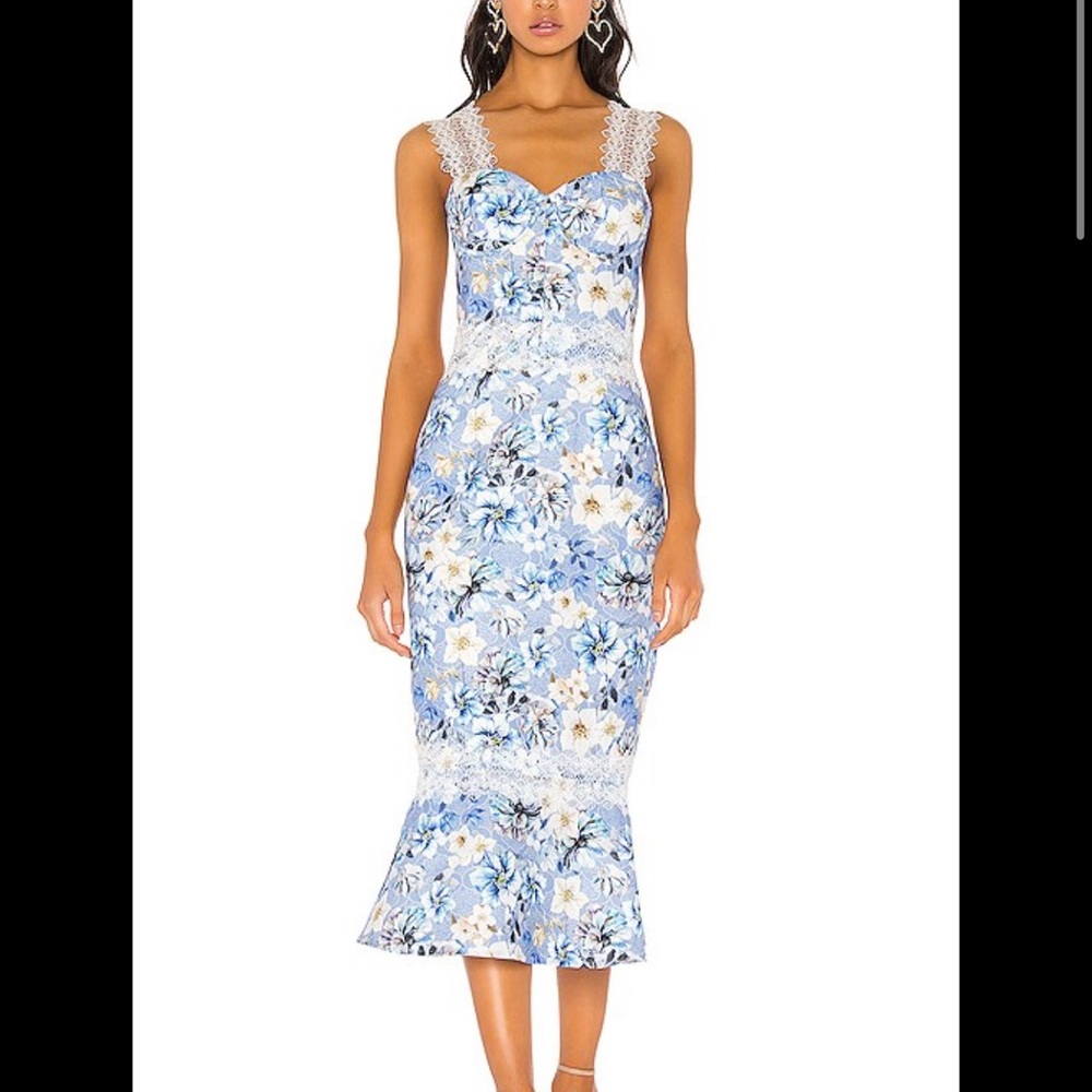 NWT Bronx and Banco yana midi dress